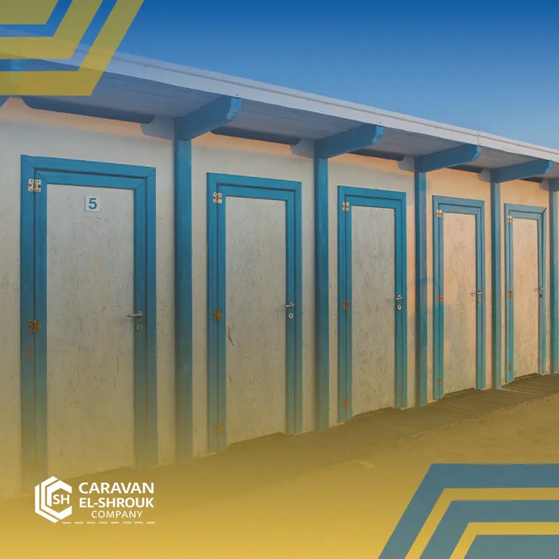 كرفان حمامات متنقلة