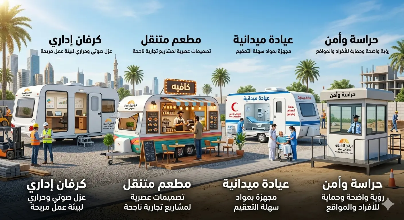 أنواع الكرفانات