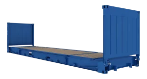 الحاويات المسطحة Flat Rack Containers